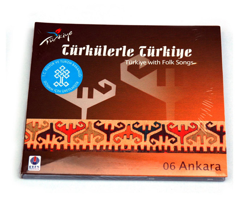 ANKARA - TÜRKÜLERLE TÜRKİYE 81 İL CD