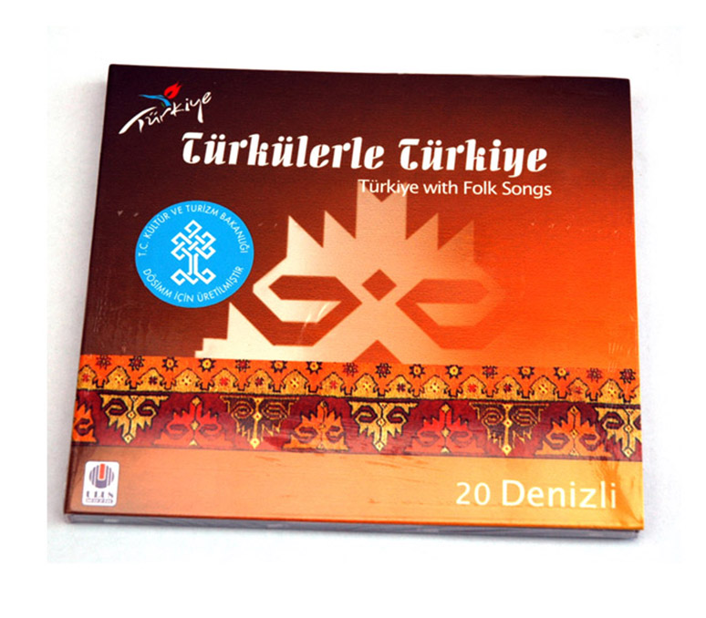 DENİZLİ - TÜRKÜLERLE TÜRKİYE 81 İL CD