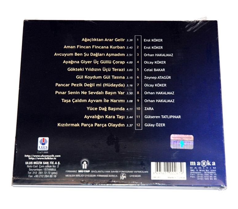 NEVŞEHİR - TÜRKÜLERLE TÜRKİYE 81 İL CD
