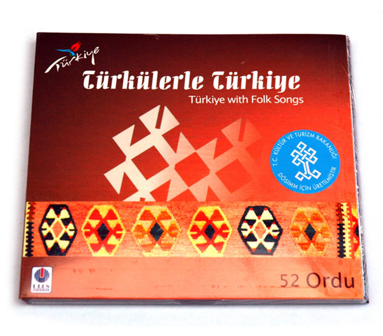 ORDU - TÜRKÜLERLE TÜRKİYE 81 İL CD