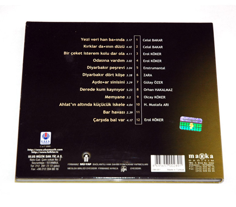 BATMAN - TÜRKÜLERLE TÜRKİYE 81 İL CD